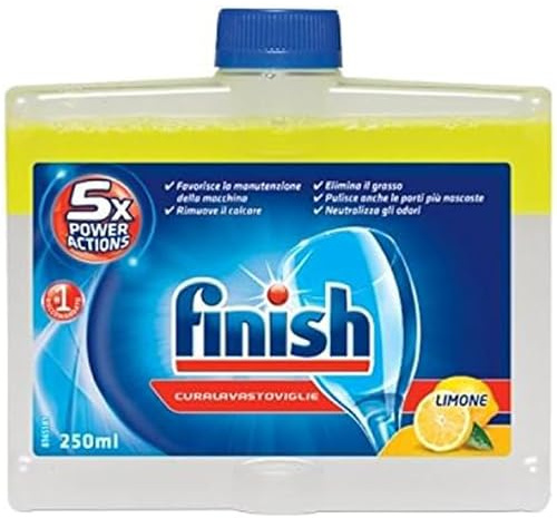 Finish Limpiamáquinas, limpieza profunda para el Lavavajillas Limón 250ml