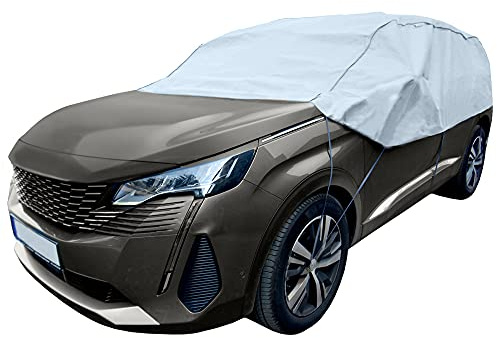 Halbgarage Winter SUV kompatibel mit Hyundai Santa Fe UV Schutz Auto Abdeckung