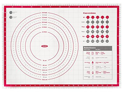 OXO Good Grips Silikonmatte OXO Gebäckmatte aus Silikon mit guter Griffigkeit (Good Grips) One Size hautfarben