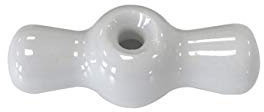 Fontini 30967171 Recambio Lazo Rotativo Garby en Porcelana Blanca con Tornillos Patiné