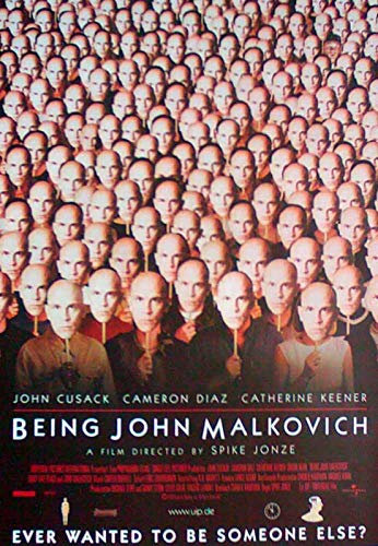 Being John Malkovich Filmposter gerollt A3 29x42