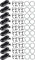20 x THE SNAP Traversenklammer Schwarz mit Steckdosenhalter incl. Gummiring + 10 x 3-fach Schuko Steckdosenleiste (20x SNAP Schwarz incl. O-Ring + 10x 3-fach Leiste)