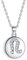 J.Endéar Sternzeichen Löwe Kette Silber 925 Halskette Runde Scheibe AAA Zirkonia Anhänger für Damen Mädchen 40 + 5cm verstellbar