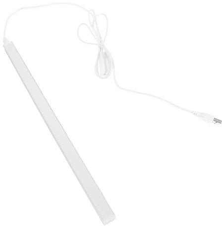 SOLUSTRE Tischlampe, Beleuchtungskit Linkable Low Profile Aluminium Rigid Strip für Vitrine und Under Dresser (Pure White)
