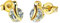 Ohrringe Gold 585 mit Zirkonia Stein Damen-Ohrstecker aus Gold
