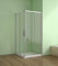 Acezanble Duschkabine 76x76cm Duschabtrennung Eckeinstieg Duschtür Dusche mit 5mm ESG Sicherheitsklarglas H185cm