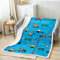 Loussiesd Ausstattung LKW Wohndecke Kinder Konstruktion Kuscheldecke für Jungen Mädchen Personalisierte Maschinen Autos Traktoren Decke 75x100cm Baufahrzeuge Raumdeko Flanell Fleecedecke