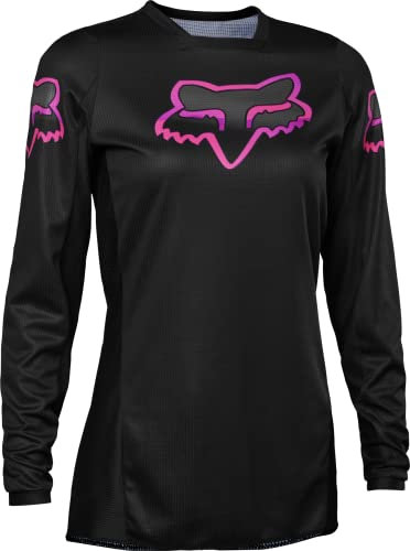 Fox Racing Damen 180 Blackout Motocross Jersey, Schwarz/Rosa, Large