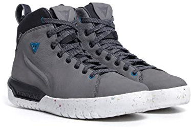 Dainese Metractive Woman D-WP Shoes, Scarpe Moto Waterproof, Donna, Grigio Scuro/Bianco, 38