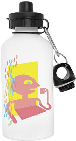 Jinbetee Prismo Il Maestro Dei Desideri Borraccia In Acciaio Inossidabile Riutilizzabile Per Bottiglia D'acqua Bianca