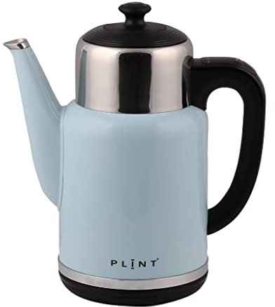 PLINT Ice Color Kettle - 1,7 Litre Capacity - Double Wall Hot Water Kettle for Tea and Coffee - Fast Boil - 1500W Cordless Electric Kettle - BPA Free -Dry Protection - Anti Slip 360° Base Kettle