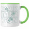 Trendation - Lustige Badminton Tasse Geschenk für Badmintonspieler Badminton Lehrer Coach Trainer Geschenkidee (Grün)
