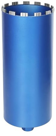 Diamant Bohrkrone für Kernbohrgerät, Turbo Kernbohre - 1 1/4 - Ø 172mm - Gesamtlänge 460 mm - aus Metall-Legierung - Trocken Nass Trocken Dosenbohrer für Beton