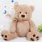 MorisMos 130cm Teddybär groß XXL mit kleinbär - Hell Braun riesen Teddys Plüschbär Kuschelbär, Bär XXL Gefüllt Kinder Geschenk