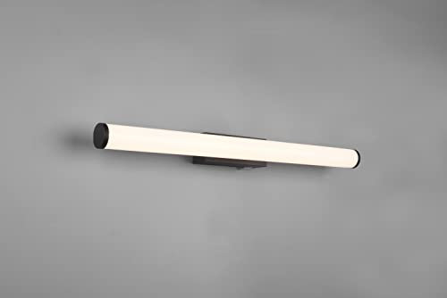 lightling LED Wandleuchte Badleuchte Spiegelleuchte Leo, Schutzklasse IP44, in schwarz matt metall, 60.4 x 5.5 x 8.5 cm