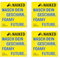 NAIKED 4x Spülseife (80g), festes Spülmittel, biologisch abbaubar, duftet nach frischer Zitrone, handgemacht in Deutschland, Geschirrspülmittel, Handspüler, Geschirrseife, plastikfrei