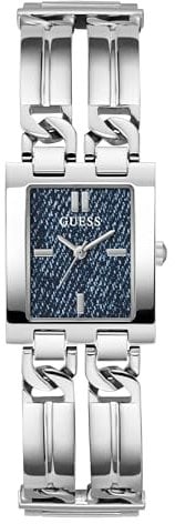 GUESS Damen Analog Quarz Uhr mit Edelstahl Armband GW0807L1