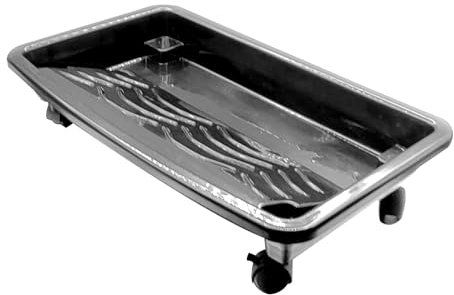 DPFCYBS Vassoio per Verniciatura con Ruote Universali Vassoio A Rullo per Pittura A Emulsione Grande Utensile per Verniciatura Contenitore per Vernice