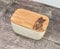 Cat White Butter Dish