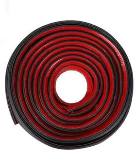 Joint porte voiture Bandes d'étanchéité pour porte de voiture de Type B 5M bande anti-bruit isolation en caoutchouc coupe-vent étanche côté porte autocollant adhésif fort Joints fenêtres automobiles