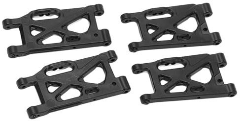 VOANZO 4 Stück RC-Querlenker, vorne und hinten, schwarzer Kunststoff, universeller Querlenker, Ersatzteile für Spielzeug 124010 124008 144001 144010 RC-Autos