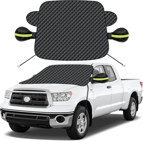 ZLXYBF66 Auto Scheibenabdeckung für Audi Q7 (Typ 4L) 2005 2006 2007 2008 2009, Frostschutz Winter Schnee Abdeckung,A