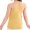 XINYUNZU Mädchen Trägershirt Baumwolle Cami Shirt Top Sommer Sport Top Ärmellos Trägertop Einfarbig Unterhemd Freizeit Oberteile Mode Tanktop Kinder Super Sale Angebote Gelb 10 Jahre
