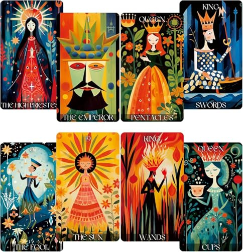 Wonderland Tarot-Deck, Tarotkarten für Anfänger, Wahrsagerkarten