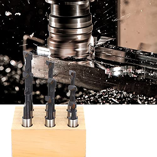 Precision Crafted 9pcs F1 Tipo Cutter Aburrido de 3/8 Pulgadas CNC Herramientas de Fresado del Kit Conjunto de Torno para Alto Rendimiento
