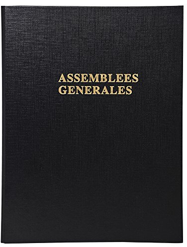 Reliure Registre 29,7x21cm 4 Anneaux avec Recharge (5419e) - Deliberations Assemblees Générales