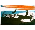 Flagge Fishing - Angeln - 90 x 150 cm