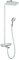 hansgrohe Raindance E Colonne de douche 360 1 jet avec mitigeur de baignoire thermostatique, chromé, 27113000