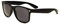 Boolavard TM Sonnenbrille Nerdbrille retro Art. 4026 (Schwarz Tönung)