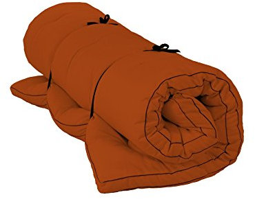 Shiatsu Futon Vegan 100% Baumwolle, Breite: 140 cm, Länge: 200 cm, Farbe: F075 Terracotta