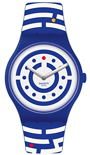 Swatch HerrenArmbanduhr Analog Quarz Silikon SUOZ279