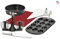 Moulinex XF389010 Accesorios Cuisine Companion, kit repostería, varillas de doble rotación, manga pastelera, espátula, molde 12 muffins, tapete bandeja horno y recetario, molde desmontable 24 cm