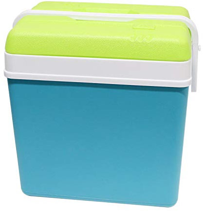 Large 24L Insulated Cooler Box Camping Drinks Ice Festival Beach Picnic Travel (Turquoise Cool Box)