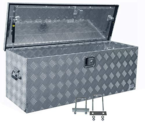 Truckbox D160 inkl. MON4002 Deichselbox, Transportbox, Alubox, Montagesatz | inkl. MON4002 Edelstahlhaus, inkl. Montagesatz, Alukoffer, Deichselkasten
