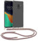 kwmobile Necklace Case kompatibel mit Samsung Galaxy S9 Hülle - Silikon Cover mit Handykette - Band Handyhülle Mehrfarbig Transparent