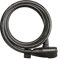 Schwinn - Cierre antirrobo para bicicleta, nivel de seguridad 1, con llave, cable de 1,2 m, negro