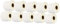 Cartridges Kingdom 10 Rollen 11351 (11mm x 54mm) Etiketten kompatibel für DYMO LabelWriter 4XL 450 400 330 320 310 Twin Turbo Duo Seiko SLP 450 420 400 240 220 200 120 100 Pro Plus| 1500 Stück/Rolle