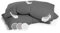 SLEEPWISE 2er Set Premium Kissenbezug 40 x 80 cm, ÖKO-TEX Kopfkissenbezug mit verdecktem Reißverschluss, Pflegeleicht, Atmungsaktiv, Superweicher Kopfkissenbezug 40x80, Dunklegrau
