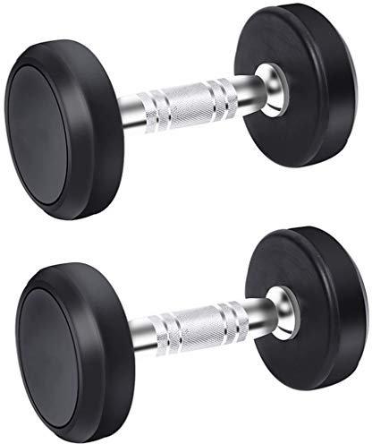 ZYCSKTL Dumbbell set Household Men's And Women's Fitness Cast Iron Dumbbells, Fitness Equipment Rubberized Dumb Suit, Gym Sports Dumbbells (Color : Black, Size : 40kg)