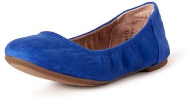 Amazon Essentials Women's Belice Slip On Ballet Flat, Dark Blue, 11 UK Wide