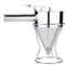 Ausla Piston Funnel, 800ml Stainless Steel Baking Funnel Dispenser with Handle and Stand for Cupcake, Waffles