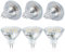 DiCUNO GU5.3 LED Lampen 5W, 12V MR16 Reflektor, Ersetzt 50W Halogen Spots, 6000K Kaltweiß, 500lm, 120°Abstrahlwinkel, LED Leuchtmittel, AC/DC, Flimmerfrei, Nicht dimmbar, 6er Pack