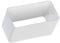 110x55mm Manchon de Raccordement - Raccord/Connecteur pour Tuyau Rectangulaire - PVC