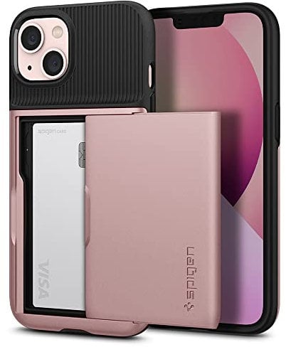 Spigen Slim Armor CS Case Compatible with iPhone 13 - Rose Gold