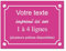 Plaque de rue décorative en aluminium Personnalisée pour intérieur et extérieur 30x20cm Rose