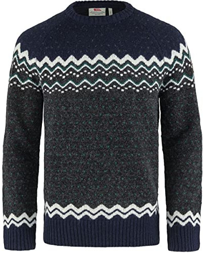 Fjällräven F81829-667 Övik Knit Sweater, Men, Arctic Green, XS